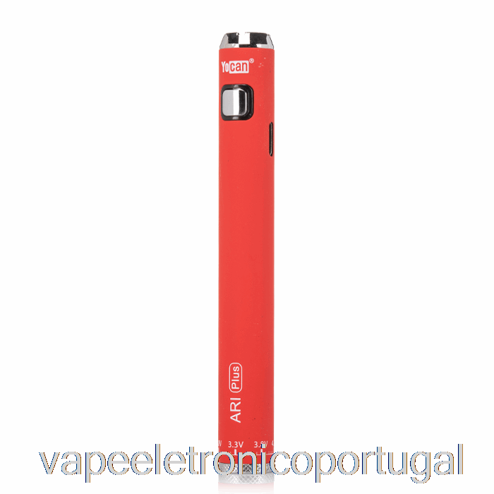 Vape Eletrônico Yocan Ari Plus Bateria 900mah Vermelha